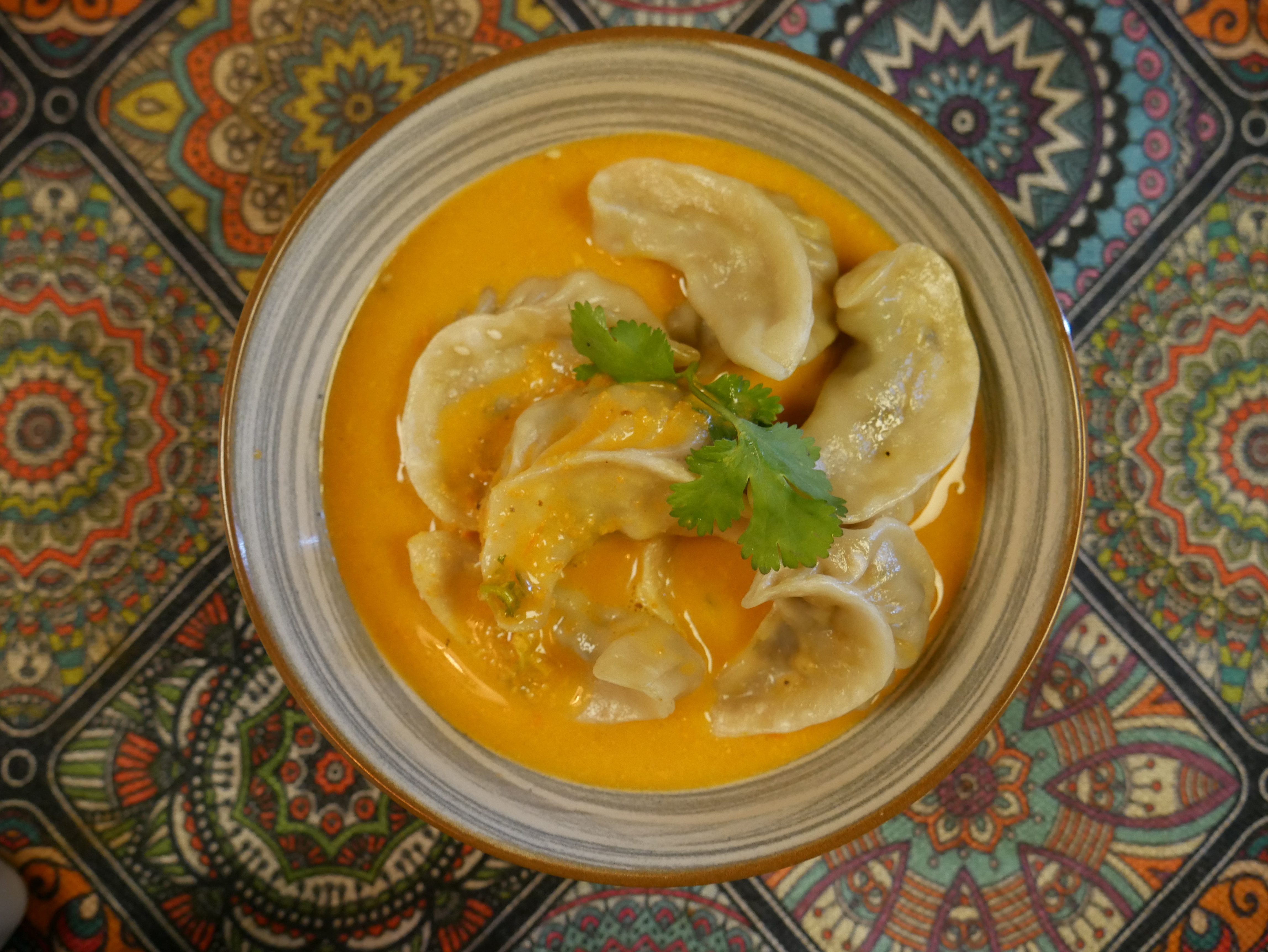 Veg. Momo With Soup